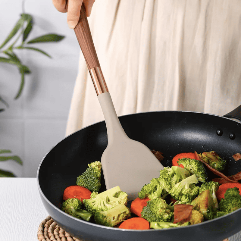 CookCraft™ - Silikon Küchenutensilien Set - Modern Stil - 10-teiliges Kochset