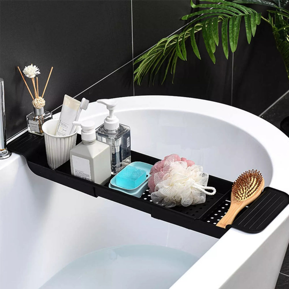 BathEase™ - Badewannenablage - Verstellbares Design - Badewannen Tablett