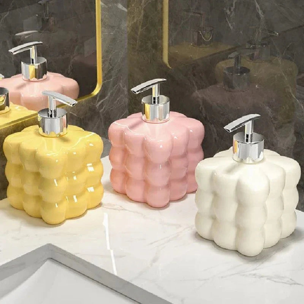 BubbleLuxe™ - Keramik Seifenspender - Bubble Design - Modernes Badezimmer Zubehör