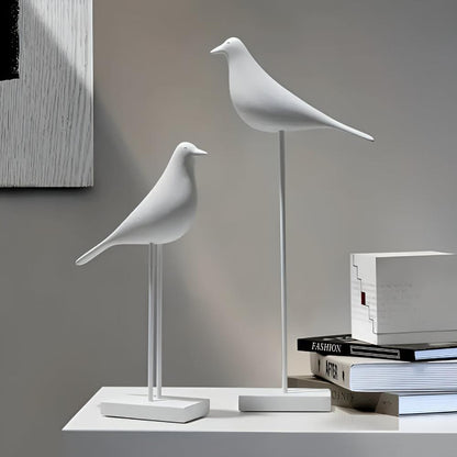NordicPerch™ Deko Vogel – Keramik Figur – Minimalistische Wohn Deko