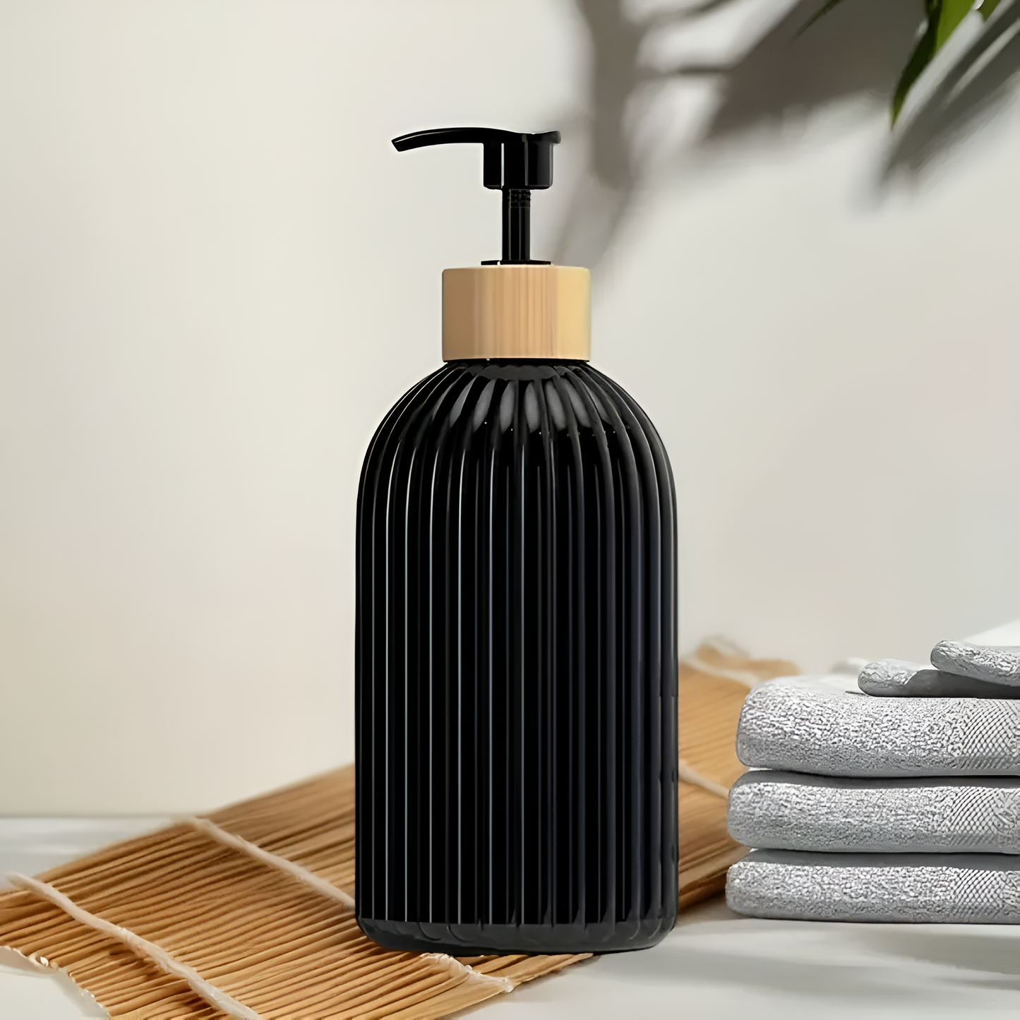 BambooFlow™ - Seifenspender mit Bambus - Modernes Design - Badezimmer Zubehör