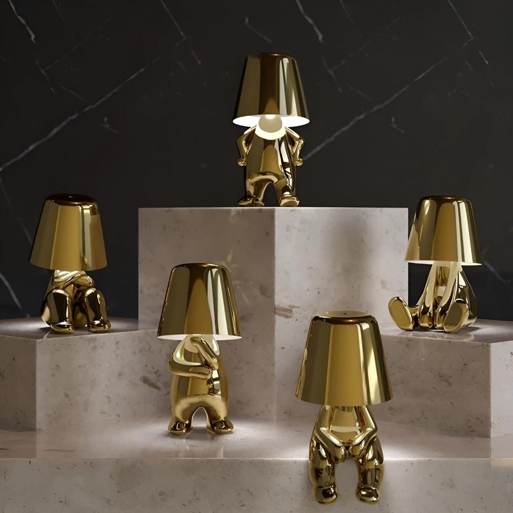 ThinkerGlow™ - Tischlampe Modern - Skulptur Stil - Dimmbares Licht