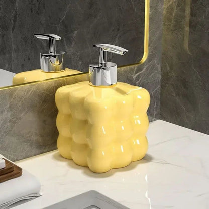 BubbleLuxe™ - Keramik Seifenspender - Bubble Design - Modernes Badezimmer Zubehör