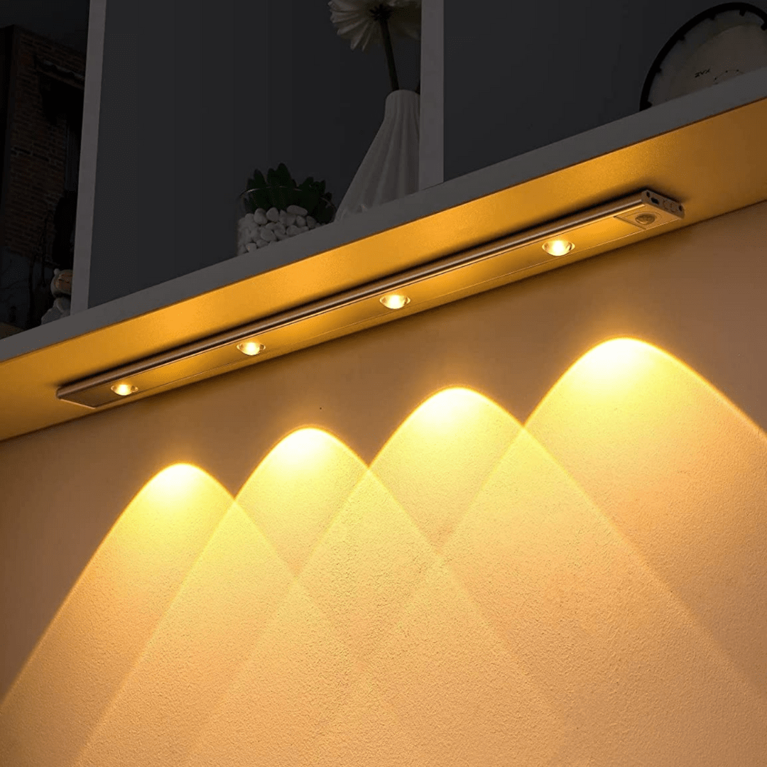 MotionGlow™ - LED Sensorleuchte Kabellos - Wiederaufladbar - Intelligente Innenbeleuchtung
