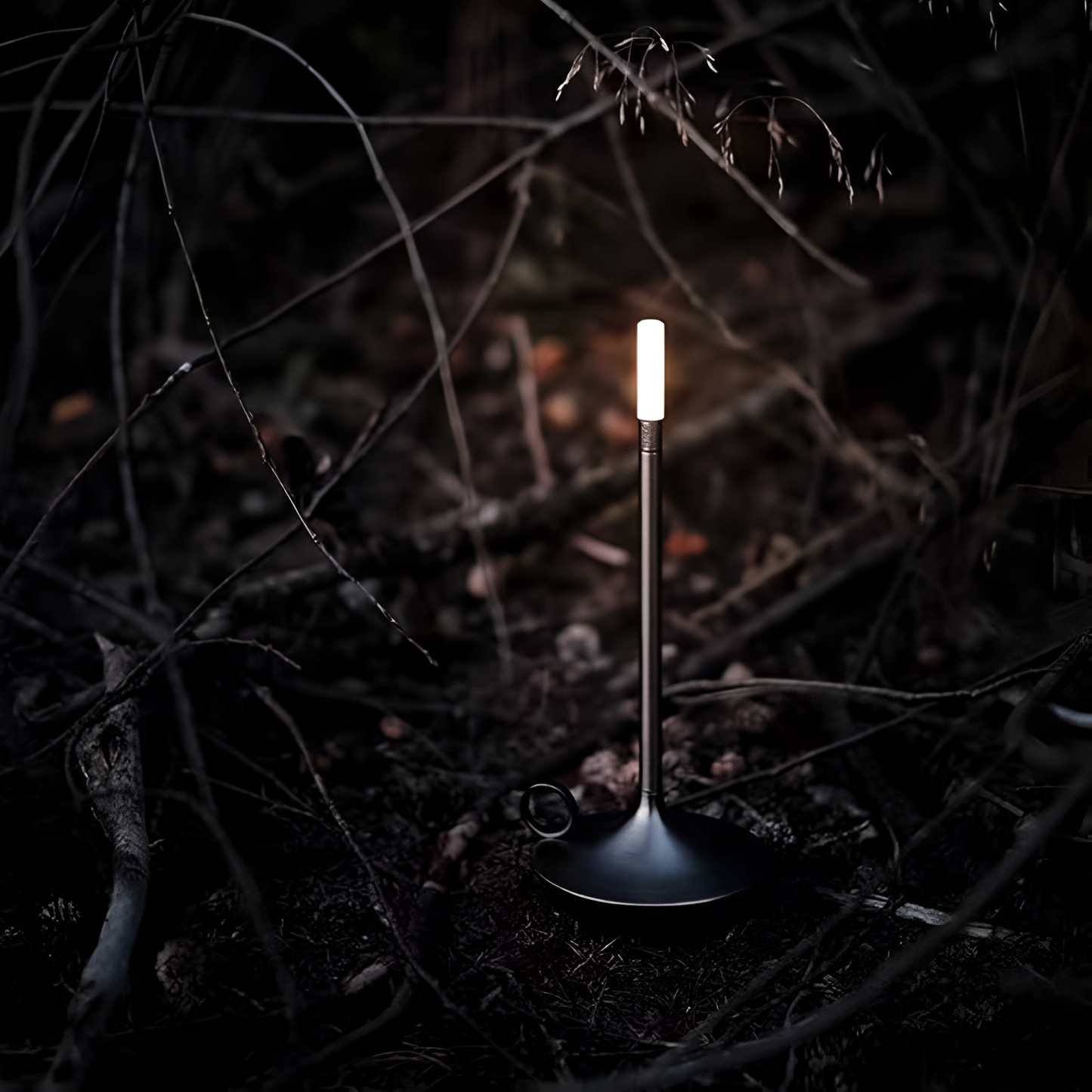 CandleGlowPort™ - Tischlampe Kabellos - Minimalistischer Stil - Warmes Licht