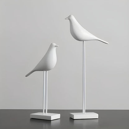 NordicPerch™ Deko Vogel – Keramik Figur – Minimalistische Wohn Deko