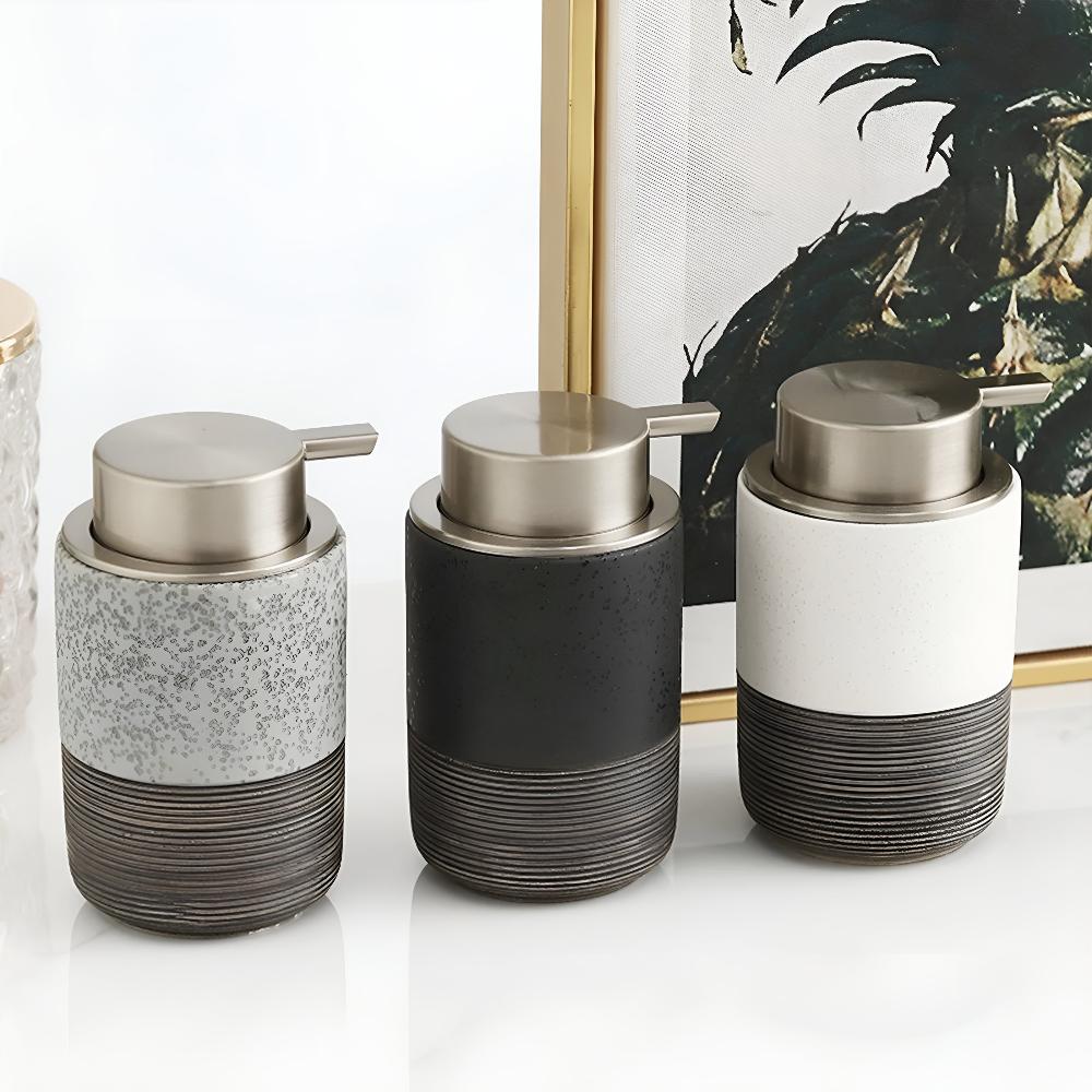 PureFoam™ - Keramik Seifenspender - Mattes Design - Modernes Badezimmer Zubehör