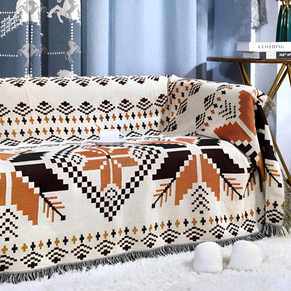 MoroccoLounge™ – Boho Picknickdecke Marokkanisches Muster Outdoor – Boho Picknick Decke