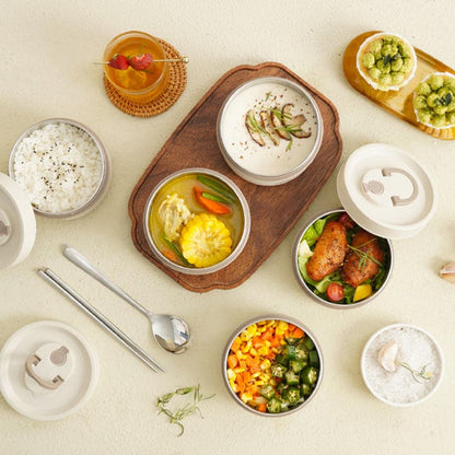 HeatLunch™ – Isolierte Edelstahl Lunchbox – Warmes Essen unterwegs