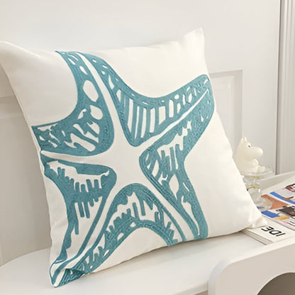 OceanTreasure™ - Kissenbezug Bestickt - Küsten Stil - Maritime Dekoration