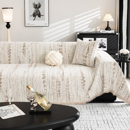 Almond Crest Sofabezug - Chenille, Stilvoll und Waschbar 2
