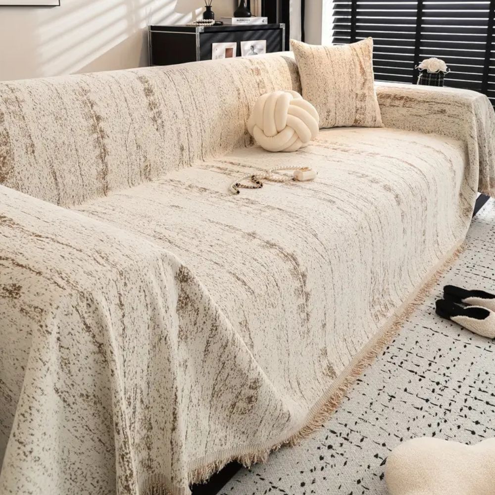 Almond Crest Sofabezug - Chenille, Stilvoll und Waschbar 3