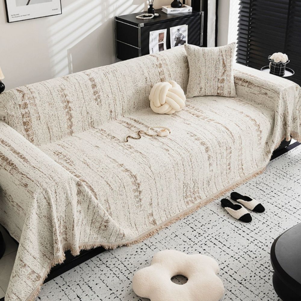 Almond Crest Sofabezug - Chenille, Stilvoll und Waschbar 9