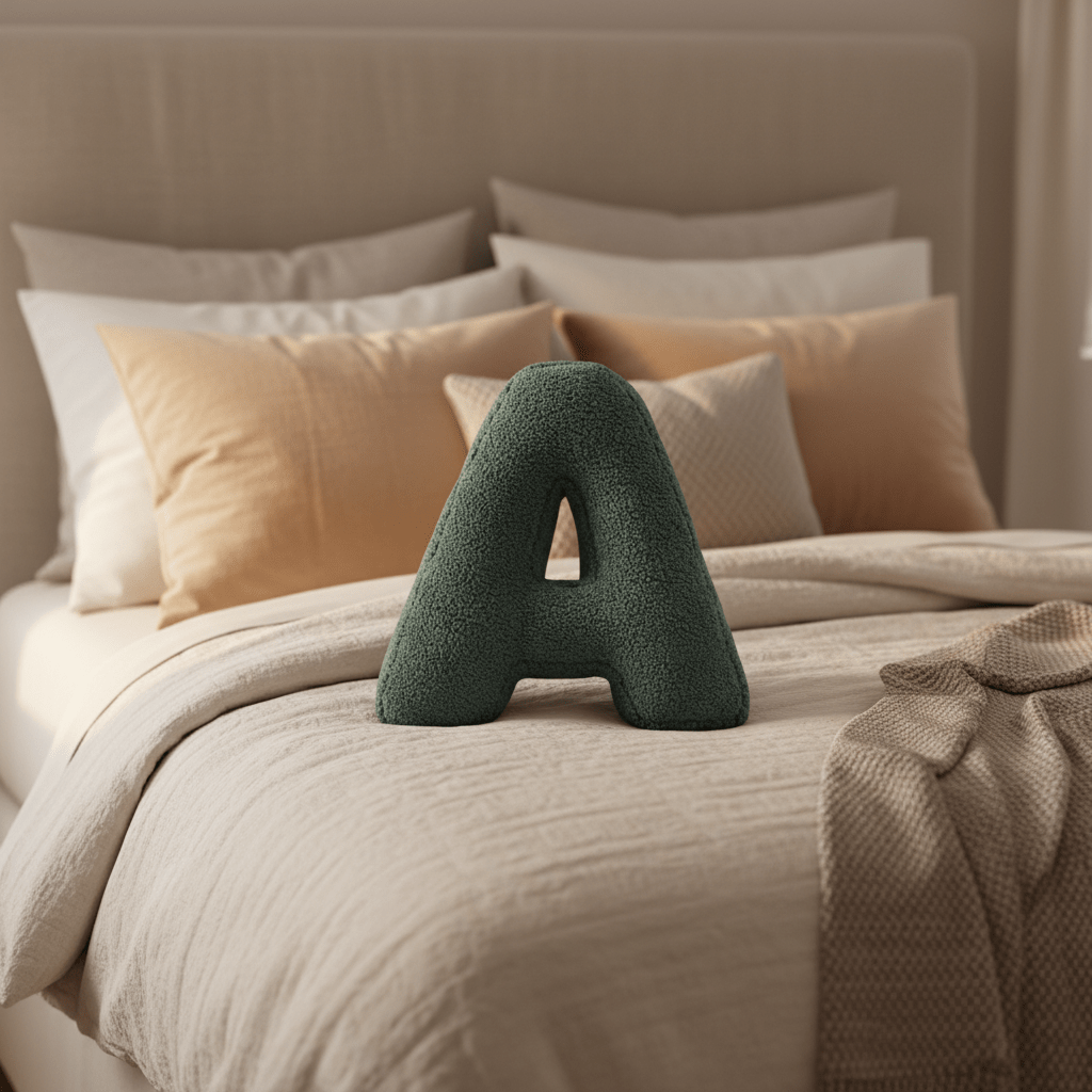 Alphora Buchstabenkissen - Samt, Personalisierbar 0