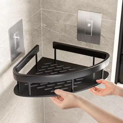 CurveRack™ - Duschablage Aluminium - Selbstklebend - Modernes Badezimmer Regal