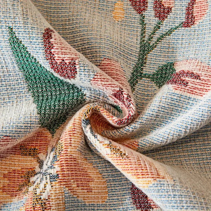 Amara Sofabezug - Wendbar, Blumenmuster, Weicher Chenille, Haustierfreundlich 6