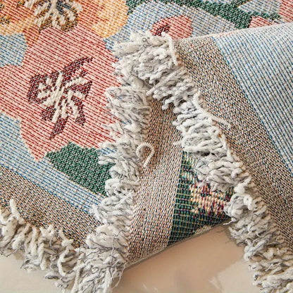 Amara Sofabezug - Wendbar, Blumenmuster, Weicher Chenille, Haustierfreundlich 7