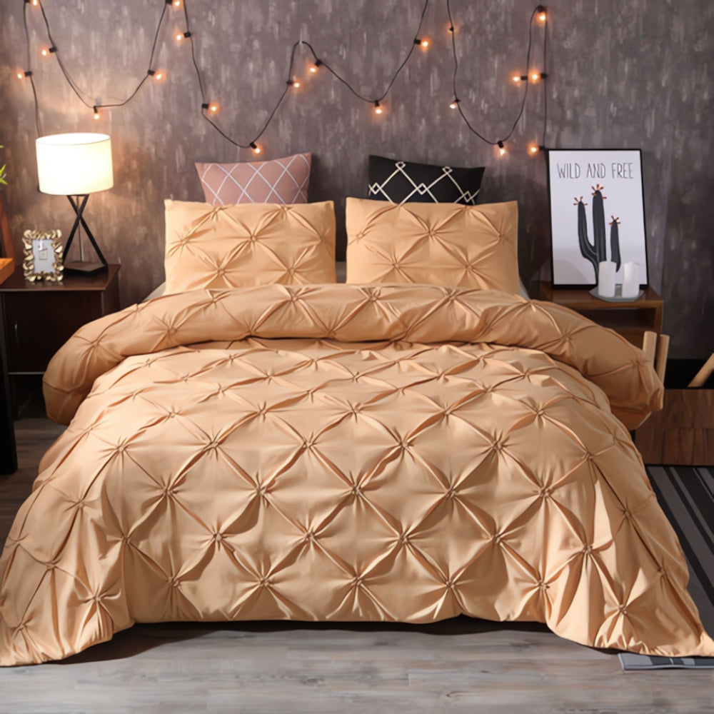 PleatLuxe™ - Bettwäsche Set Plissee - Elegantes Design - Hotelstil Schlafzimmer Set