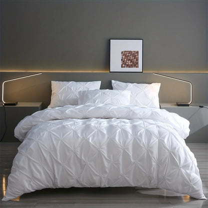 PleatLuxe™ - Bettwäsche Set Plissee - Elegantes Design - Hotelstil Schlafzimmer Set