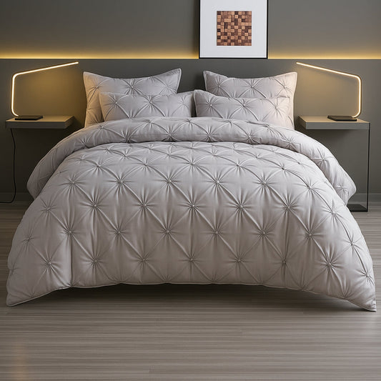 PleatLuxe™ - Bettwäsche Set Plissee - Elegantes Design - Hotelstil Schlafzimmer Set