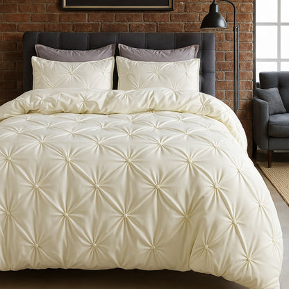 PleatLuxe™ - Bettwäsche Set Plissee - Elegantes Design - Hotelstil Schlafzimmer Set