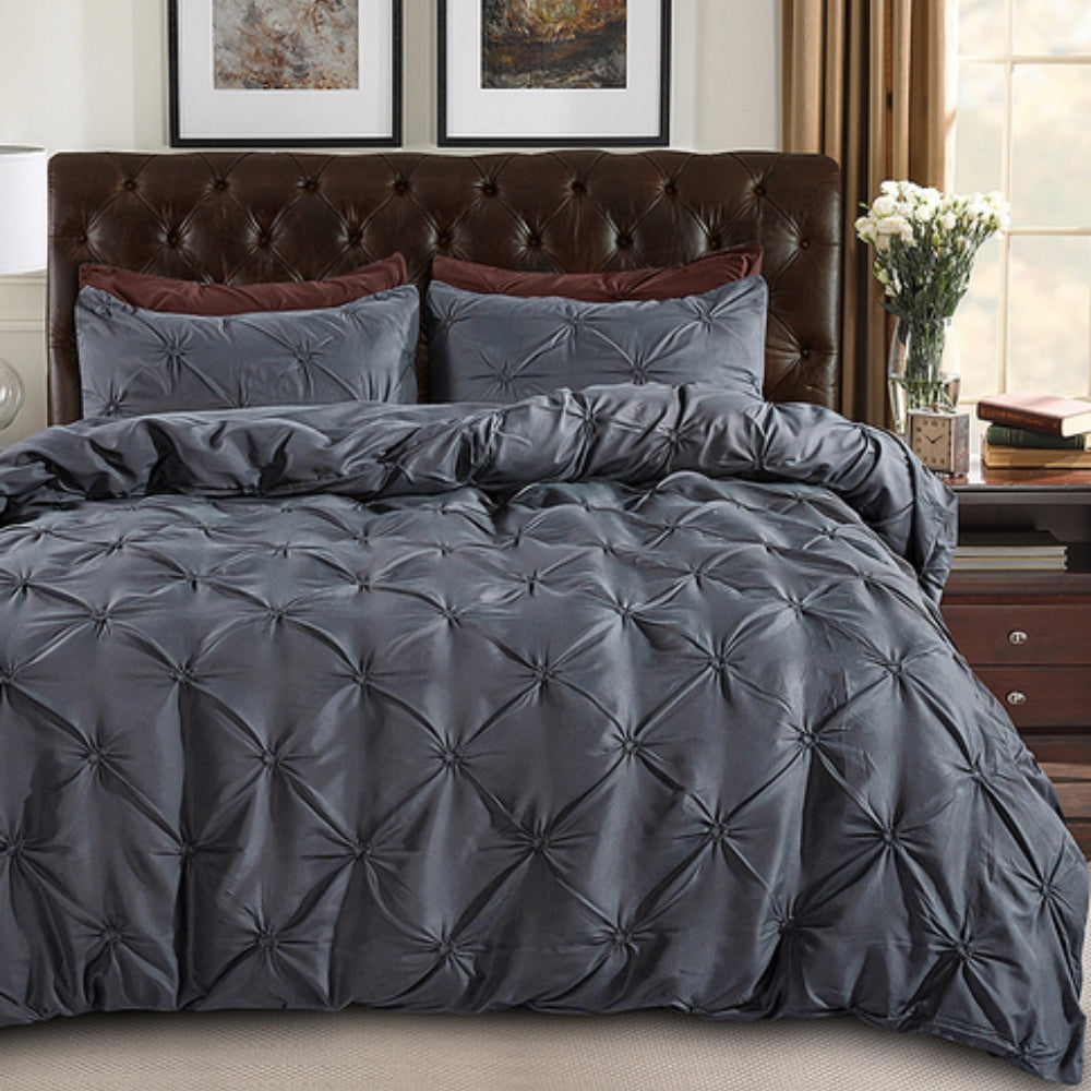 PleatLuxe™ - Bettwäsche Set Plissee - Elegantes Design - Hotelstil Schlafzimmer Set