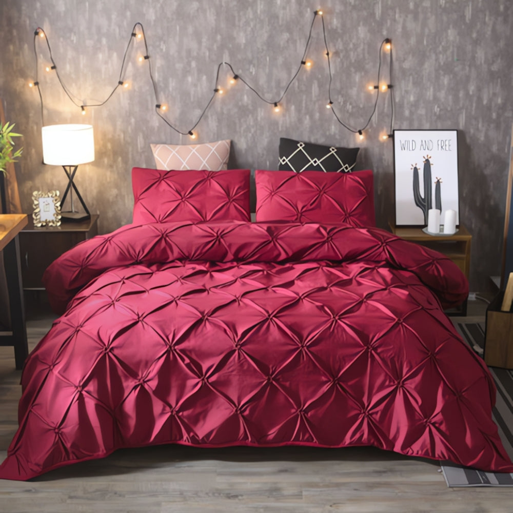PleatLuxe™ - Bettwäsche Set Plissee - Elegantes Design - Hotelstil Schlafzimmer Set