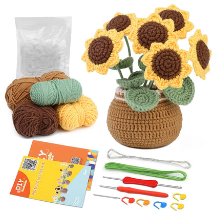 Anora Häkelset für Anfänger - Komplettes DIY mit Garn und Anleitung 0