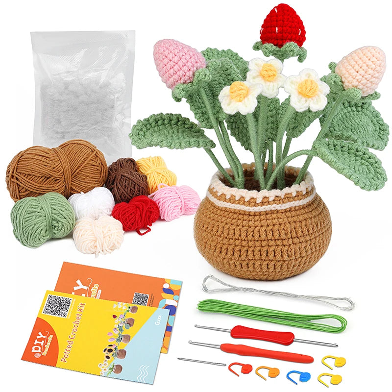 Anora Häkelset für Anfänger - Komplettes DIY mit Garn und Anleitung 7