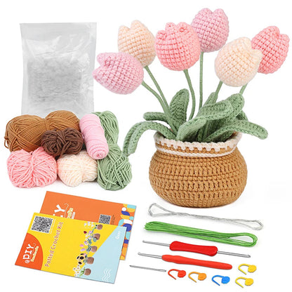 Anora Häkelset für Anfänger - Komplettes DIY mit Garn und Anleitung 9