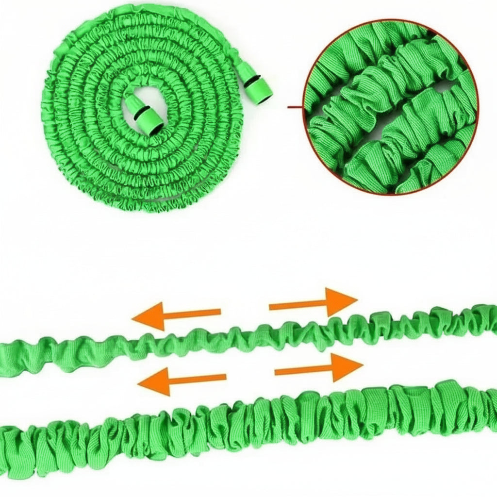 AquaFlex Gartenschlauch - Flexibel, Hochdruck, 7 Sprühmodi 6