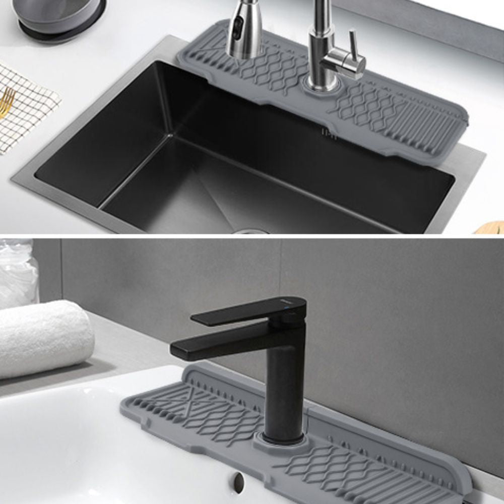 AquaSlope Spülbeckenmatte - Flexibles Gummi mit 5° Gefälle, Universell Anpassbar 3