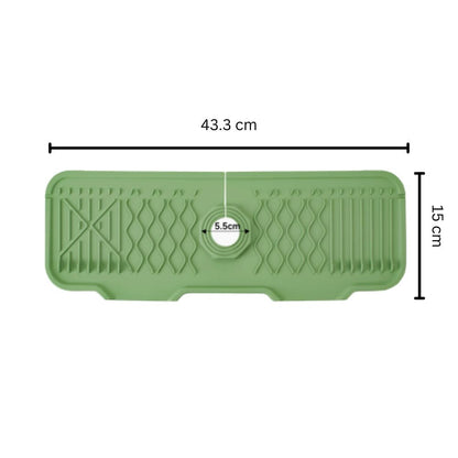 AquaSlope Spülbeckenmatte - Flexibles Gummi mit 5° Gefälle, Universell Anpassbar 6