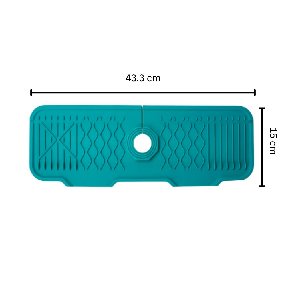 AquaSlope Spülbeckenmatte - Flexibles Gummi mit 5° Gefälle, Universell Anpassbar 7
