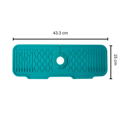 AquaSlope Spülbeckenmatte - Flexibles Gummi mit 5° Gefälle, Universell Anpassbar 7
