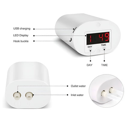 AquaSmart Bewässerungssystem - Automatische Pflanzenpflege, USB Wiederaufladbar 5