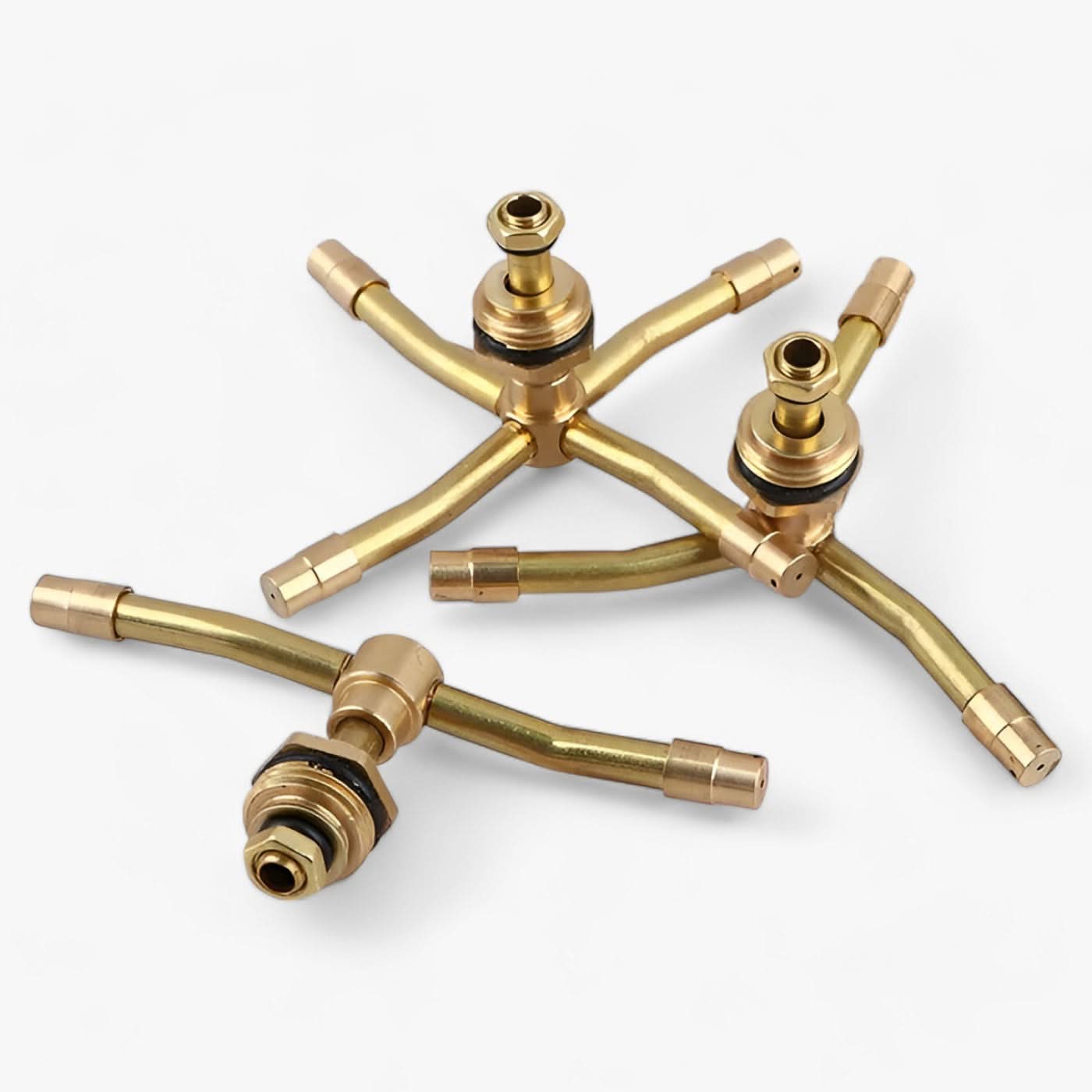 AquaSpray Gartensprinkler - Messing, 360° Bewässerung 4