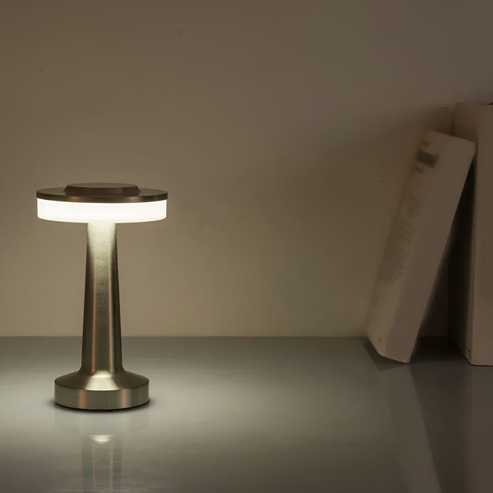 Aura Dome Tischlampe - Kabellos, Retro-Design, Touch-Dimmfunktion 3