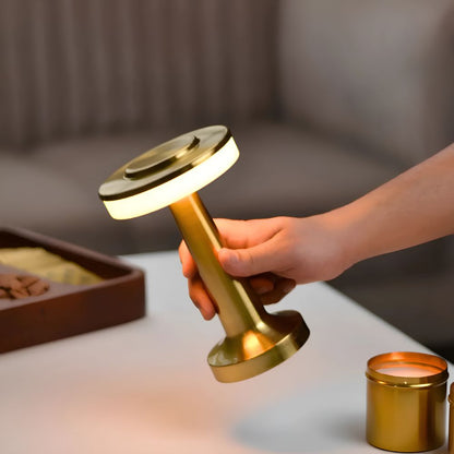 Aura Dome Tischlampe - Kabellos, Retro-Design, Touch-Dimmfunktion 6