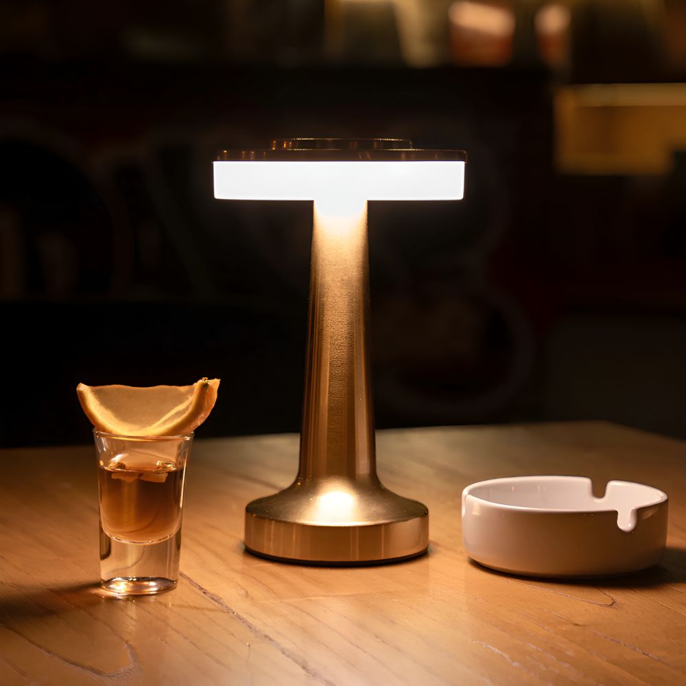 Aura Dome Tischlampe - Kabellos, Retro-Design, Touch-Dimmfunktion 7
