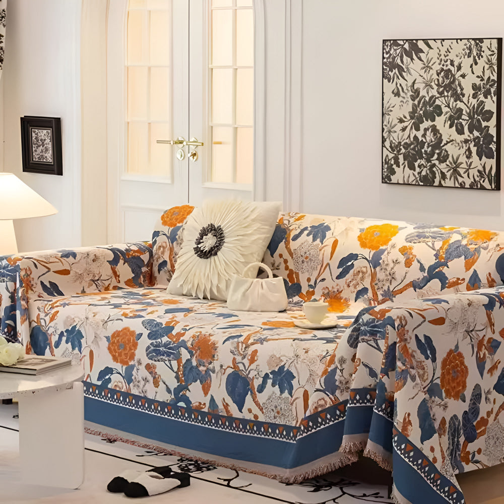 Aurelia Sofabezug - Jacquard, Pflegeleicht & Beidseitig Verwendbar 5