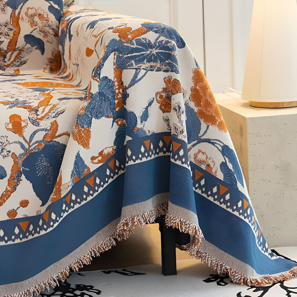 Aurelia Sofabezug - Jacquard, Pflegeleicht & Beidseitig Verwendbar 7
