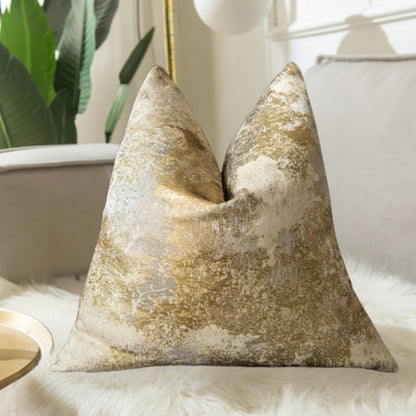 Auric Kissenbezug - Mikrofaser, Modernes Design mit Metallic-Print 0