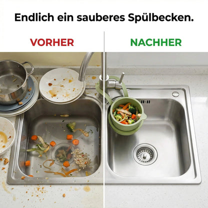 Avento Abtropfkorb - Zweiteiliges Filtersystem, Ein-Klick-Entleerung 7