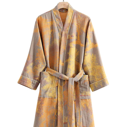 Bamboo Bademantel - 100% Baumwolle, Weich und Atmungsaktiv, Unisex 1