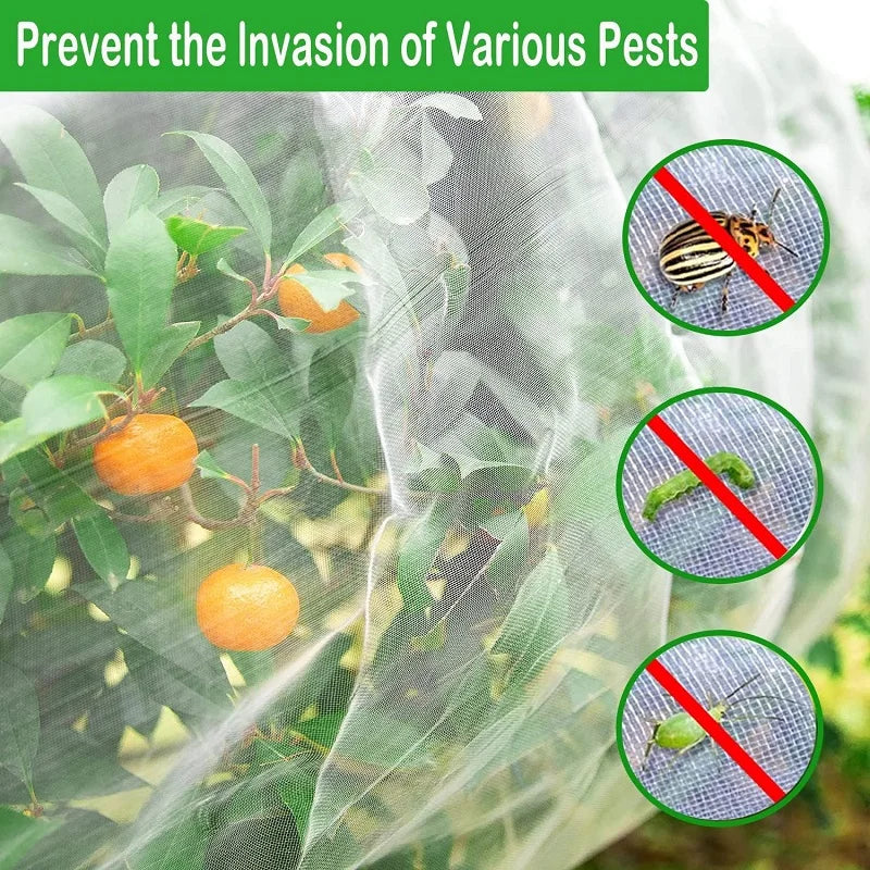 Bamboo Insect Net - HDPE Atmungsaktiv, Effektiver Pflanzenschutz 1