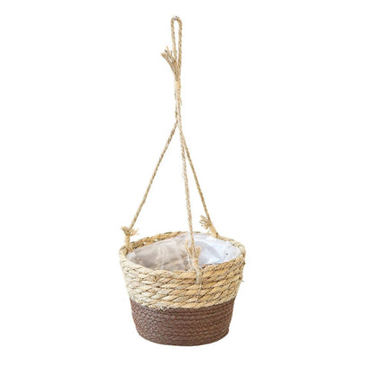 Bamboo Pflanzenaufhänger - Handgeknüpft, Rustikal 7