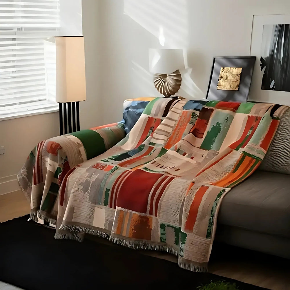 Bohara Sofa Bezug - Weiche Mikrofaser, Rustikales Design 1
