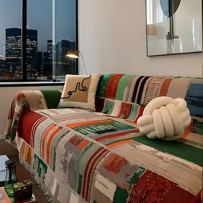 Bohara Sofa Bezug - Weiche Mikrofaser, Rustikales Design 2
