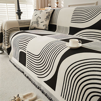 Bohara Sofa Bezug - Weicher Chenille, Reversibel Couchüberzug 2